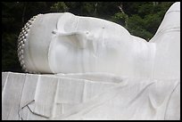 Head of Buddha statue. Ta Cu Mountain, Vietnam (color)