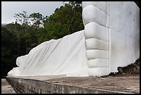 White reclining Buddha. Ta Cu Mountain, Vietnam ( color)