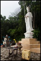 Buddhist statue. Ta Cu Mountain, Vietnam (color)