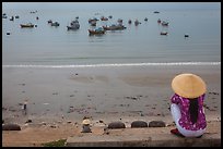 Above the fishing harbor, Lang Chai. Mui Ne, Vietnam ( color)