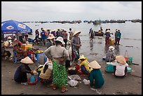Beach market, Lang Chai. Mui Ne, Vietnam ( color)