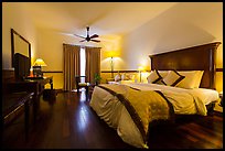 Victoria Can Tho Resort guestroom. Can Tho, Vietnam (color)