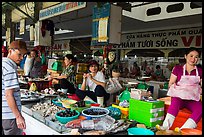Vendors in Ben Thanh market. Ho Chi Minh City, Vietnam (color)