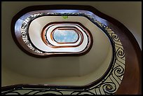 Stairway, Majestic Hotel. Ho Chi Minh City, Vietnam (color)