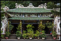 Linh Ung pagoda facade,. Da Nang, Vietnam (color)