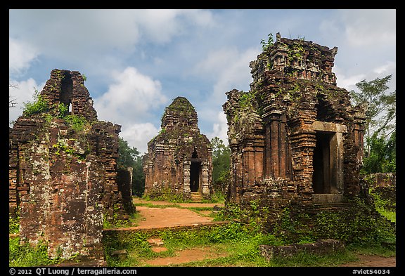 Hindu tower temples. My Son, Vietnam