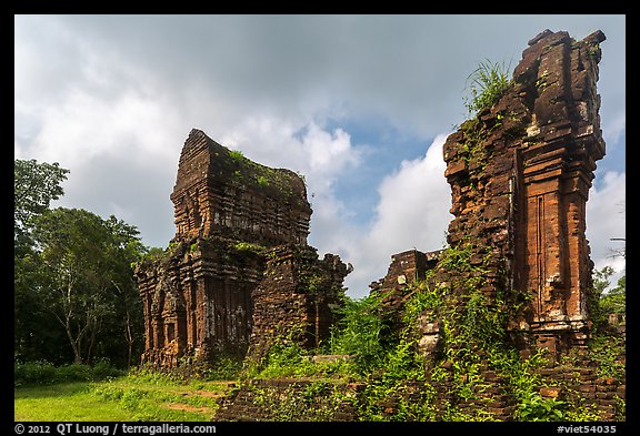 Ruined Champa monuments. My Son, Vietnam