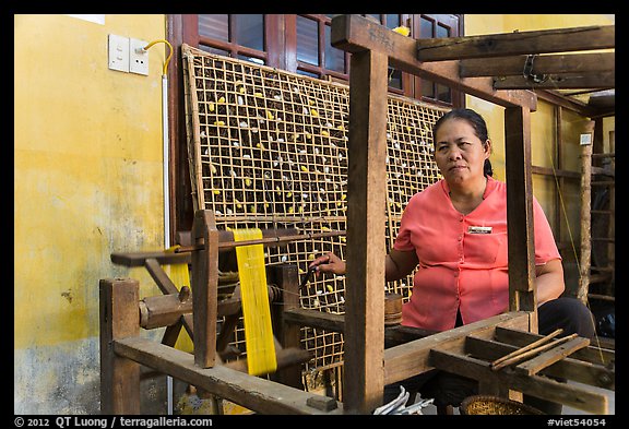 Silk making workshop. Hoi An, Vietnam