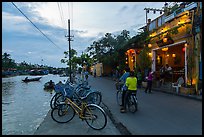 Waterfront at dusk. Hoi An, Vietnam ( color)