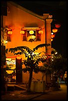Townhouse with lanterns. Hoi An, Vietnam (color)