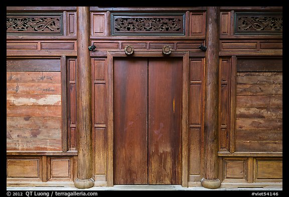 Wooden facade. Hoi An, Vietnam