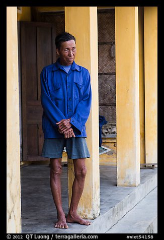 Villager, Cam Kim. Hoi An, Vietnam (color)