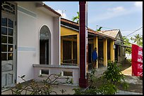 Three generations of homes, Cam Kim Village. Hoi An, Vietnam (color)