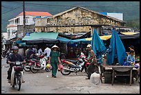 Market entrance. Vietnam (color)