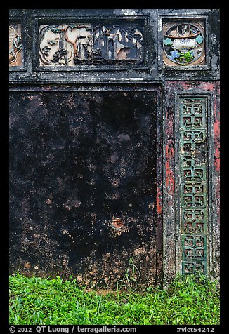 Weathered wall, imperial citadel. Hue, Vietnam