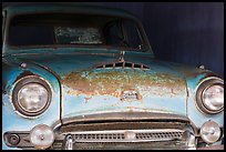 Car in Thich Quang Duc was driven to his self-immolation, Thien Mu pagoda. Hue, Vietnam ( color)