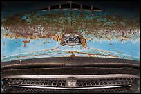 Detail of Austin car, Thien Mu pagoda. Hue, Vietnam ( color)