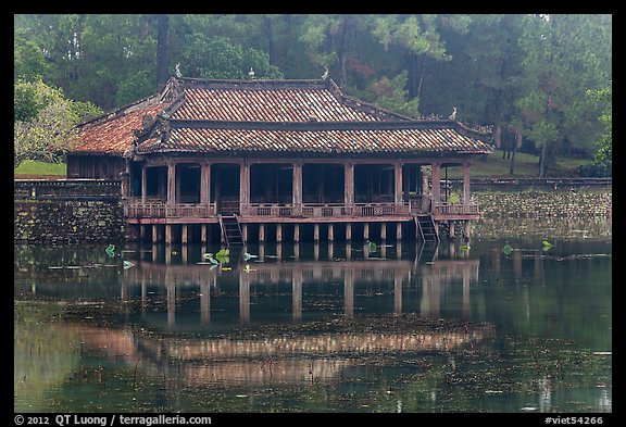 Xung Khiem Pavilion, Tu Duc Mausoleum. Hue, Vietnam