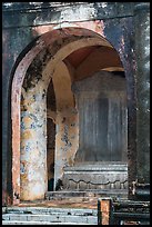 Stele composed by Emperor Tu Duc, Tu Duc Mausoleum. Hue, Vietnam (color)