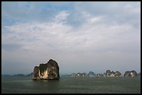Limestone islets. Halong Bay, Vietnam ( color)