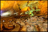 Pathway, Sung Sot (Surprise) Cave. Halong Bay, Vietnam (color)