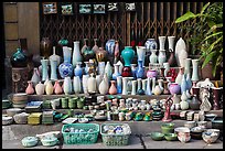 Ceramics for sale. Bat Trang, Vietnam (color)