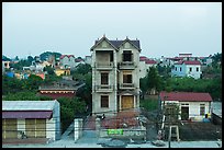 New countryside houses. Bat Trang, Vietnam ( color)