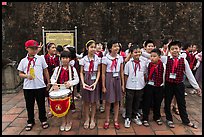 Children of Communist youth organization. Hanoi, Vietnam (color)