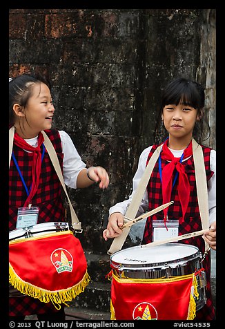 Children band musicians. Hanoi, Vietnam