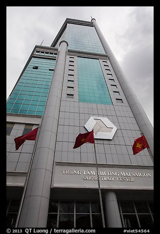Saigon trade center tower. Ho Chi Minh City, Vietnam (color)
