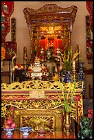 Le Van Duyet altar, Binh Thanh district. Ho Chi Minh City, Vietnam (color)