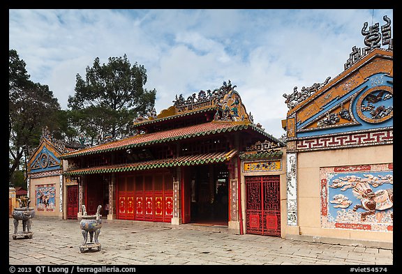 Temple dedicated to Marshal Le Van Duyet , Binh Thanh district. Ho Chi Minh City, Vietnam