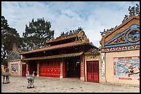 Temple dedicated to Marshal Le Van Duyet , Binh Thanh district. Ho Chi Minh City, Vietnam ( color)