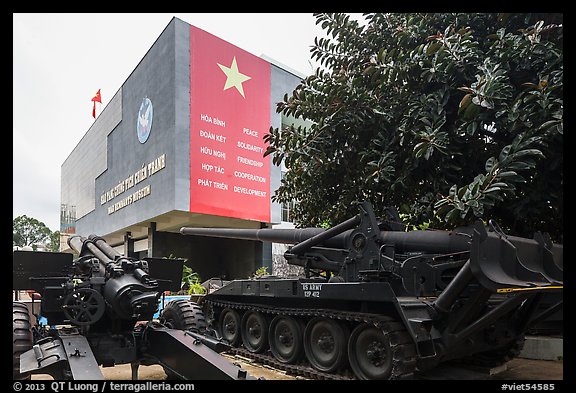 War Remnants Museum, district 3. Ho Chi Minh City, Vietnam (color)