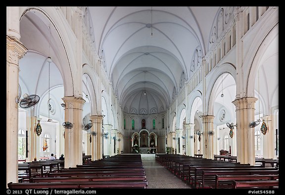 Cho Quan Church interior, district 5. Ho Chi Minh City, Vietnam