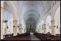 Cho Quan Church interior, district 5. Ho Chi Minh City, Vietnam (color)