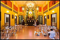 Altar, An Quang Pagoda, district 10. Ho Chi Minh City, Vietnam (color)