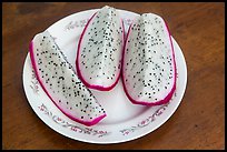 Cut Dragon Fruit. Vietnam (color)