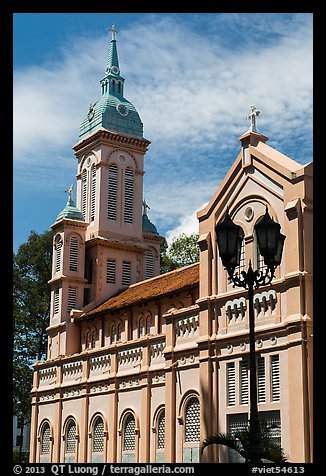 Church Jeanne d'Arc, district 5. Ho Chi Minh City, Vietnam (color)