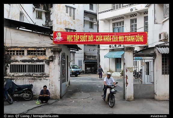 End of work day. Ho Chi Minh City, Vietnam