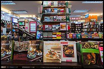 Books about Vietnam in bookstore. Ho Chi Minh City, Vietnam