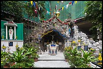 Grotto near Jeanne D'Arc Church, district 5. Ho Chi Minh City, Vietnam (color)