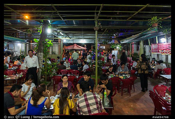 Popular restaurant. Ho Chi Minh City, Vietnam (color)