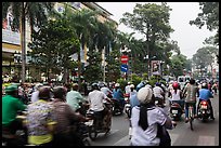 Busy street. Ho Chi Minh City, Vietnam (color)