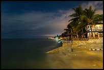 Waterfront at night. Mui Ne, Vietnam ( color)