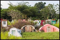 Tombs. Tra Vinh, Vietnam ( color)