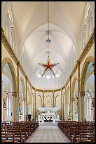 Church interior. Tra Vinh, Vietnam ( color)