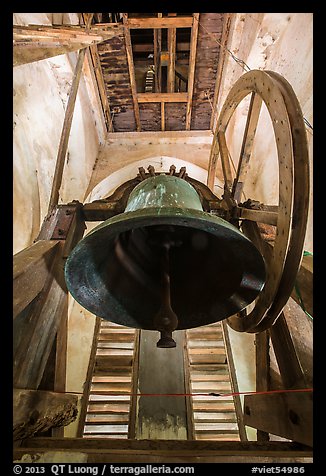 Church bell. Tra Vinh, Vietnam (color)
