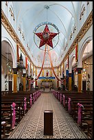 Church interior. Tra Vinh, Vietnam (color)