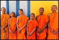 Novices, Hang Pagoda. Tra Vinh, Vietnam (color)